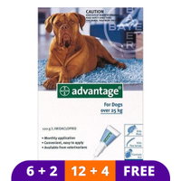 Advantage Extra Large Dogs over 55 lbs (Blue)