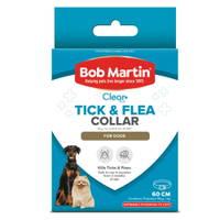 Bob Martin Clear Tick & Flea Collar For All Dogs 60cm 1 Pack
