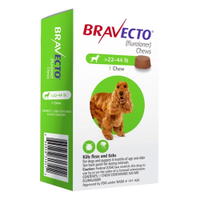 Bravecto for Medium Dogs 22- 44 lbs (Green)