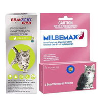 Bravecto Plus & Milbemax Cats Combo