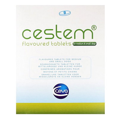 Cestem Flavor Tablets for Small and Medium Dogs