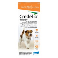 Credelio for Dogs 12 to 25 lbs (225mg) Orange