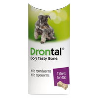Drontal Tasty Bone for Small Dogs 10Kg (22lbs)