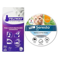 Feliway Diffuser Spray & Seresto Combo