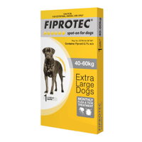 Fiprotec Spot-On For Extra Large Dogs 88-132Lbs (Yellow)