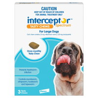 Interceptor For Large Dogs 51-100 lbs (White)