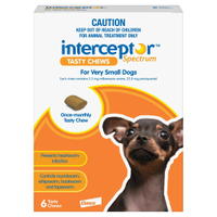 Interceptor For Extra Small Dogs 2-10 lbs (Brown)
