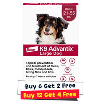 K9 Advantix Large Dogs 21-55 lbs (Red)