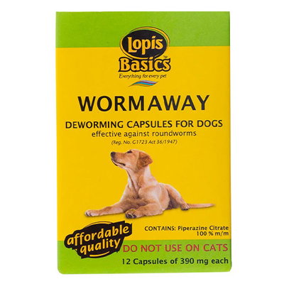 Lopis Basics Worm Away Deworming Capsules for Dogs