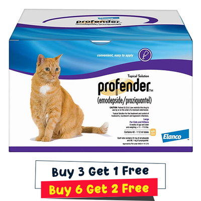 Profender Large Cats (1.12 ml) 11-17.6 lbs