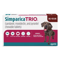 Simparica TRIO for Dogs above 88 lbs (Brown)