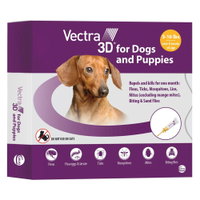 Vectra 3D For Very Small Dogs upto 8lbs
